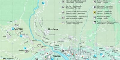 Karte von camping Schweiz