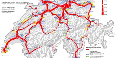 Karte der Schweiz vignette