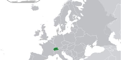 Weltkarte der Schweiz